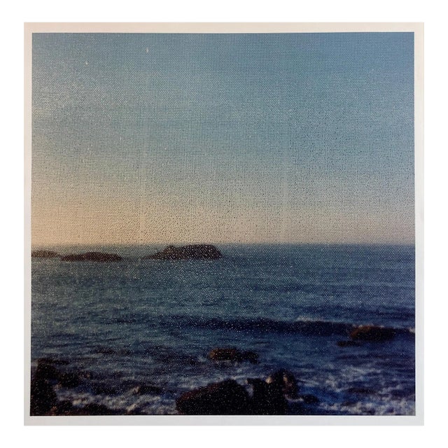 Peter C. Jones 1, Beach Through Screen, Large Format Photo 24X20 Color Photograph Beach House RI, 1999 For Sale