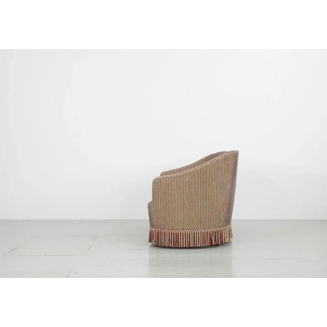 Textile Set of Fede Cheti Fabric Sofas, Italy, 1940s For Sale - Image 7 of 18