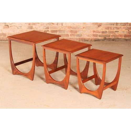 1960s Mid-Century Astro Nesting Tables in Teak from G-Plan, 1960s, Set of 3 For Sale - Image 5 of 13