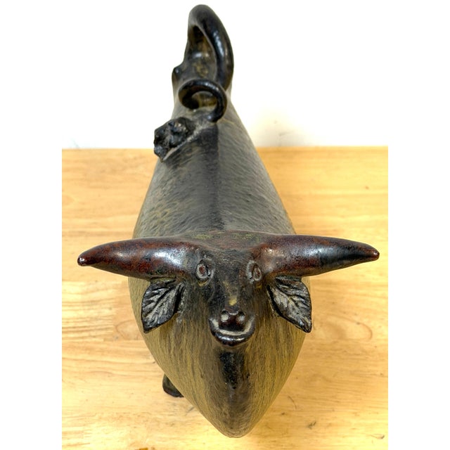 Jorge Mealha (1934 -2021) Pottery, Large Bull Sculpture Portugal, late 20th C. For Sale - Image 12 of 18