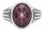 Natural Star Ruby Ring. Star Ruby Unisex Signet Ring Us 7 For Sale