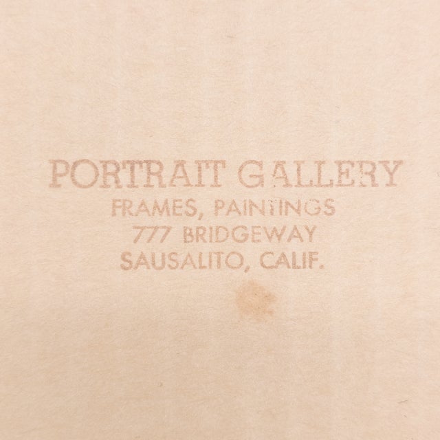 Gray Graphite Portrait of a Young Man - Harold Geller, C. 1968 For Sale - Image 8 of 10
