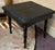 Early 20th Century Rustic Dark Finish Side Table With Turned Legs For Sale - Image 5 of 5
