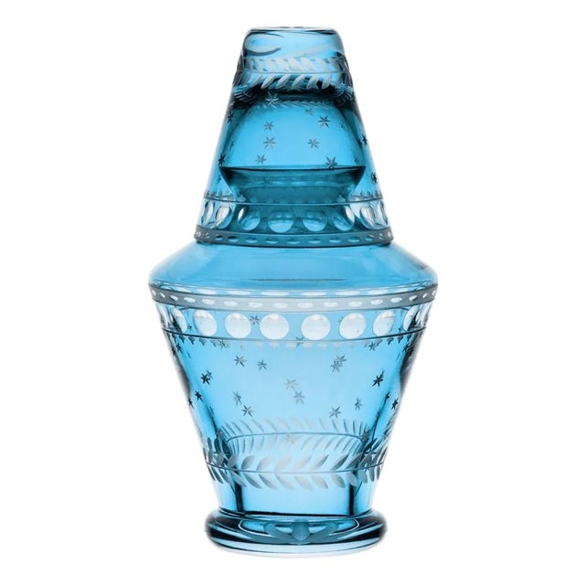 ARTEL Staro Bedside Decanter in Aqua - 2 Pieces For Sale