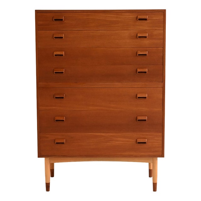 Danish Chest of Drawers by Børge Mogensen for Søborg Møbelfabrik, 1950s For Sale