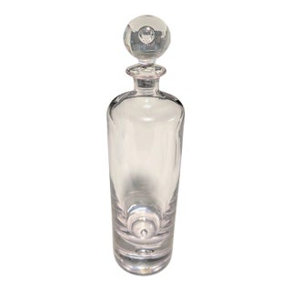 1960s Mid-Century Modern Kosta Boda Sweden "Pippi" Crystal Decanter by Vicke Lindstrand For Sale