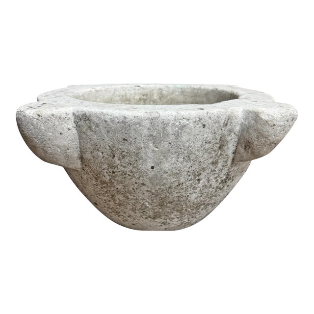 18th Century French Marble Mortar For Sale