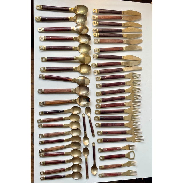 This dining/lunch set by Carl Cohr was manufactured and designed in Denmark during the 1960s. The set consists of 10...