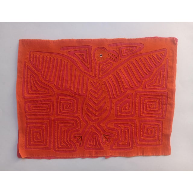 Mola Fabric by Cuna Indians from San Blas Island, Panama, 1970s For Sale - Image 3 of 3