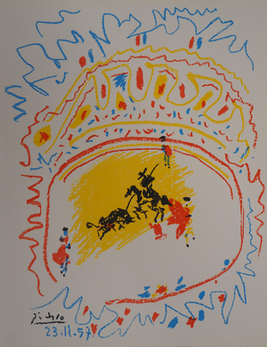 Pablo Picasso, La petite Corrida, Lithograph