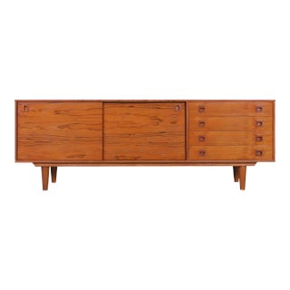 1960s Danish Modern Teak Credenza For Sale