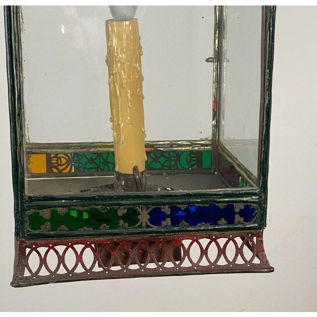 Mid 20th Century Vintage Ottoman Style Lantern, Mid Century For Sale - Image 5 of 8