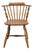 Conant Ball Solid Hard Rock Maple Colonial Early American Spindle Back Dining Side Chair 3525 2111 For Sale