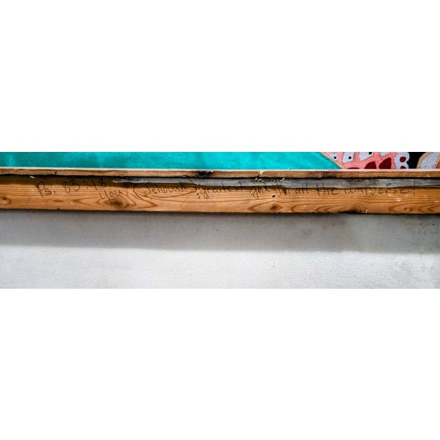 Mid-Century Modern Tom Boberg Original Signed Amarillo Regional Pop Art "Lozenge Painting" For Sale - Image 3 of 3