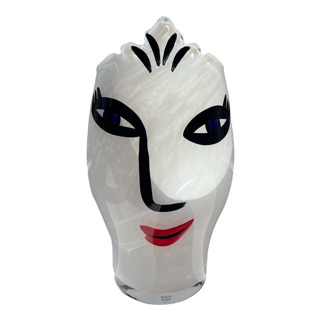 1990s Kosta Boda Open Minds Vase, Signed Ulrica Hydman-Vallian For Sale