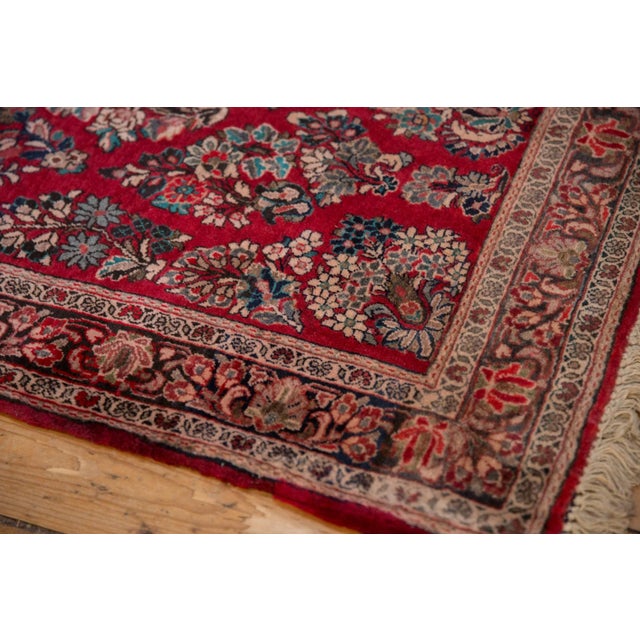 1940s Vintage Fine Sarouk Rug - 3'5" x 5'2" For Sale - Image 5 of 11