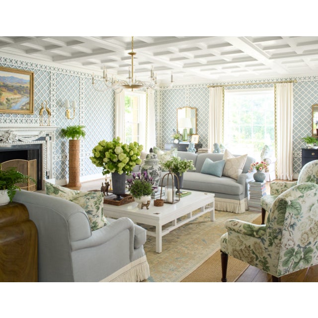 Custom Miramar English Roll Arm Fringed Sofa - Retails for $14,778 For Sale In Los Angeles - Image 6 of 8