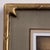 Gold 1970s Set of 3 Modernist Botanical Oils in Hand-Carved House of Heydenryk Frames For Sale - Image 8 of 12