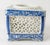 Japanese Mid-Century Japanese Blue and White Reticulated Potpourri Incense Votive For Sale - Image 3 of 8