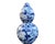 Ceramic Chinese Blue & White Double Gourd Porcelain Vase For Sale - Image 7 of 10