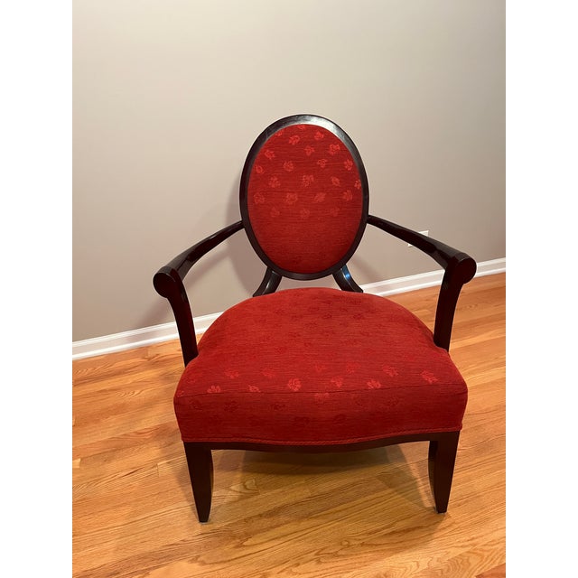 Barbara Barry for Baker Furniture XFrame Oval Back Lounge Chair Chairish