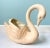 Large Vintage Peach Colored Ceramic Swan Planter For Sale - Image 11 of 12