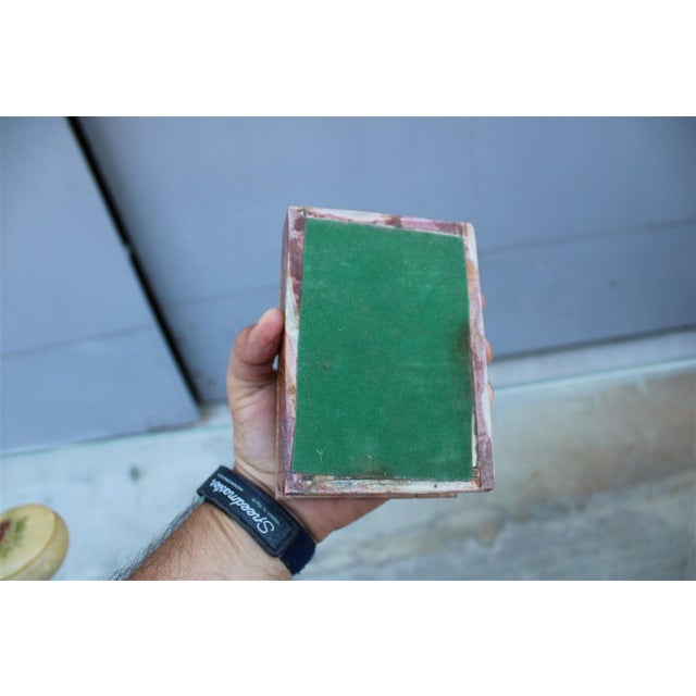 Gemstone Onyx Jewelry Box, Italy, 1960s For Sale - Image 7 of 9