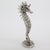 1970s Vintage Italian Handmade Silver Seahorse Miniature, 1970s For Sale - Image 5 of 11