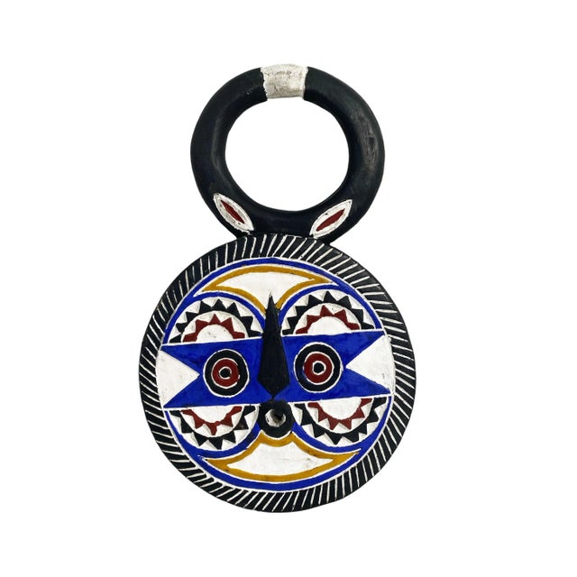 African Tribal Baule Goli Ceremonial Mask 19" H For Sale - Image 4 of 5