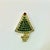 1950s Vintage Boho Chic Americans Hollywood Regency Rhinestone Christmas Tree Brooch. For Sale - Image 4 of 6
