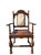 Jacobean Early 20th Century Jacobean Revival Carved Oak Dining Chairs – Set of 6 For Sale - Image 3 of 11