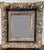 Rococo Ornate Gold and Black Deeply Carved Vintage Mirror For Sale - Image 3 of 17