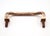 Set of Vintage 3.375 In. Brass Curved Bridge Drawer Pulls For Sale - Image 6 of 6