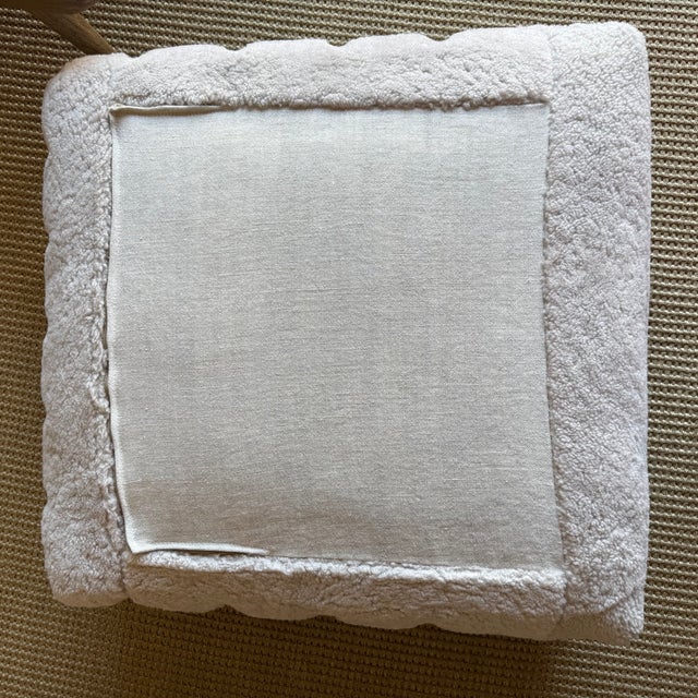 Frances White Oak Chair Upholstered in 100% Genuine Sheepskin For Sale - Image 12 of 12