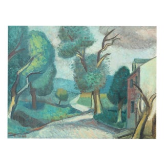 Kurt Neyers, Kurt Neyers, Gemälde "Mosellandschaft", 1946, Framed For Sale