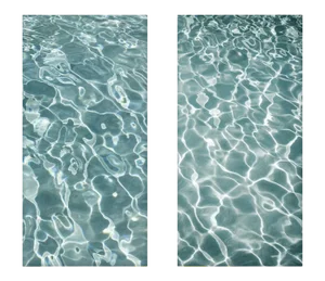"Pool" Contemporary Photography Print Set - a Pair
