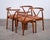 Model 255 Dining Chairs by Henning Kjærnulf for Bruno Hansen, Denmark, 1960s, Set of 4 For Sale - Image 6 of 13