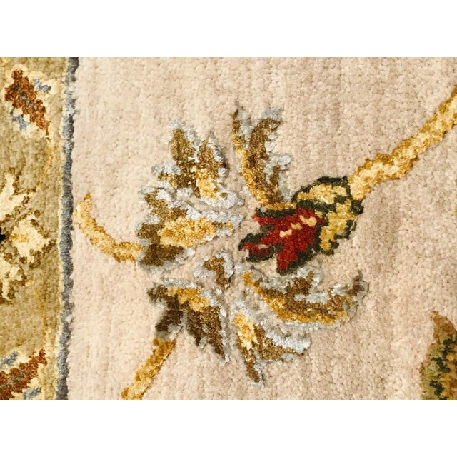 Indian Floral Rug, 1980s For Sale - Image 12 of 18