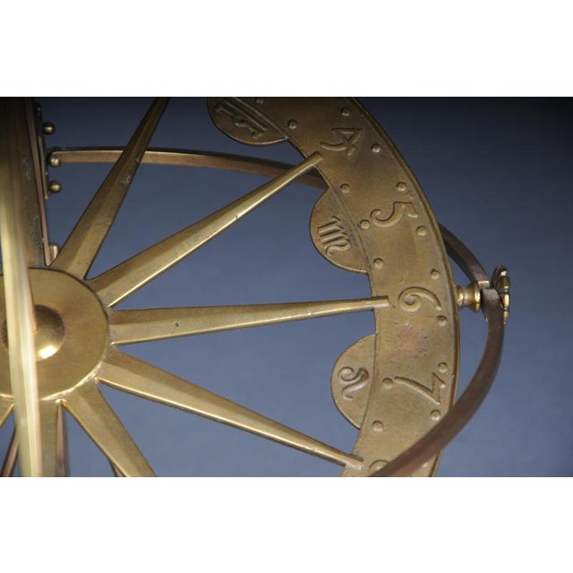 20th Century Stylized Brass Armillary Sphere For Sale - Image 14 of 18