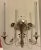 Original Retail $3900, timeless Neoclassical Style Antique Silver Finished Bronze Wall Sconces Pair, showroom floor samples