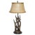 Vintage Rustic Country Faux Antler Table Lamp For Sale - Image 12 of 12
