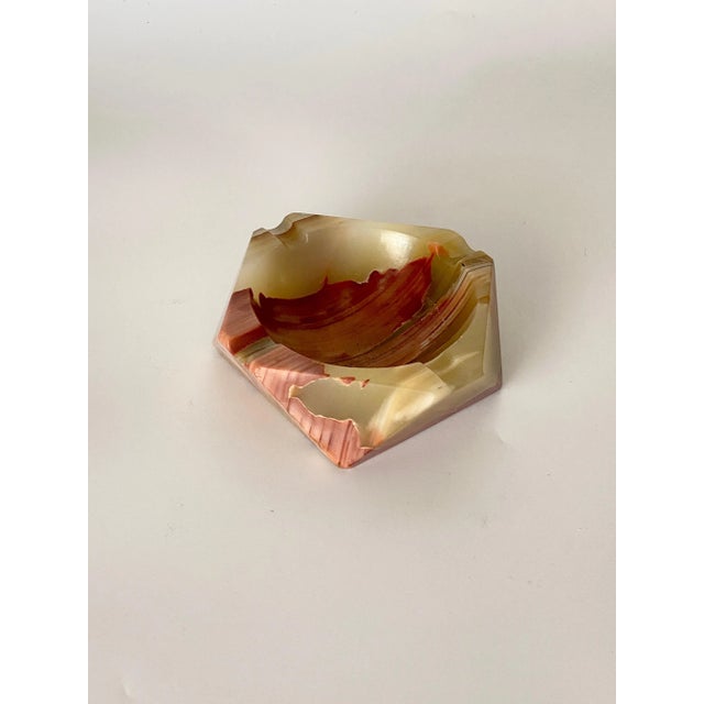Gemstone Octangonal Ashtray in Onyx, Italy, 1950s For Sale - Image 7 of 8