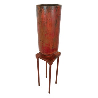 Vintage Industrial Iron Power Plant Conductor For Sale