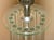 Tall Glass and Brass Column Table Lamp For Sale - Image 3 of 14
