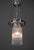 Vintage Nickel-Plated Ceiling Lamps with Glass Sticks, 1920, Set of 2 For Sale - Image 10 of 16