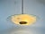 Mid-Century Italian Brass and Glass Ceiling Lamp, 1950s For Sale - Image 10 of 13