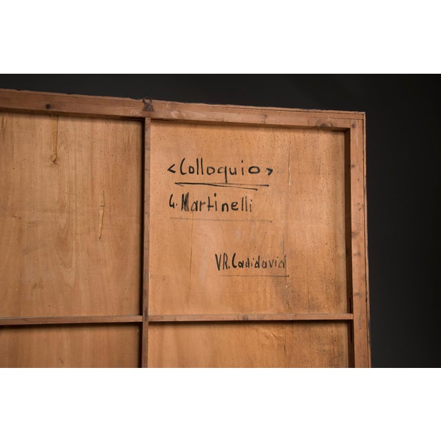 G. Martinelli, Composition, Oil on Cardboard, 1962 For Sale - Image 14 of 16