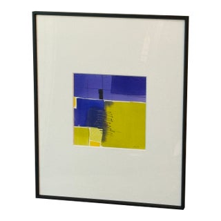 Isabel Wyatt "Blue Yellow Study" Original Painting For Sale