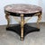 French Empire Gilt Centre Table with Lacquer Winged Maiden Legs For Sale - Image 9 of 9