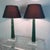 Modern Hand-Crafted Table Lamps in Malachite and Acrylic Glass, Italy, 1990s, Set of 2 For Sale - Image 4 of 9
